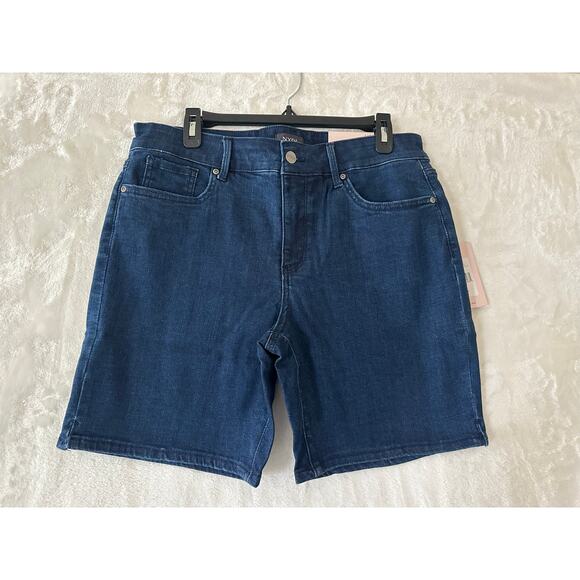 NWT NYDJ Ellie Poetry Jean Shorts 14P 14 Petite Beach Summer - Picture 1 of 7